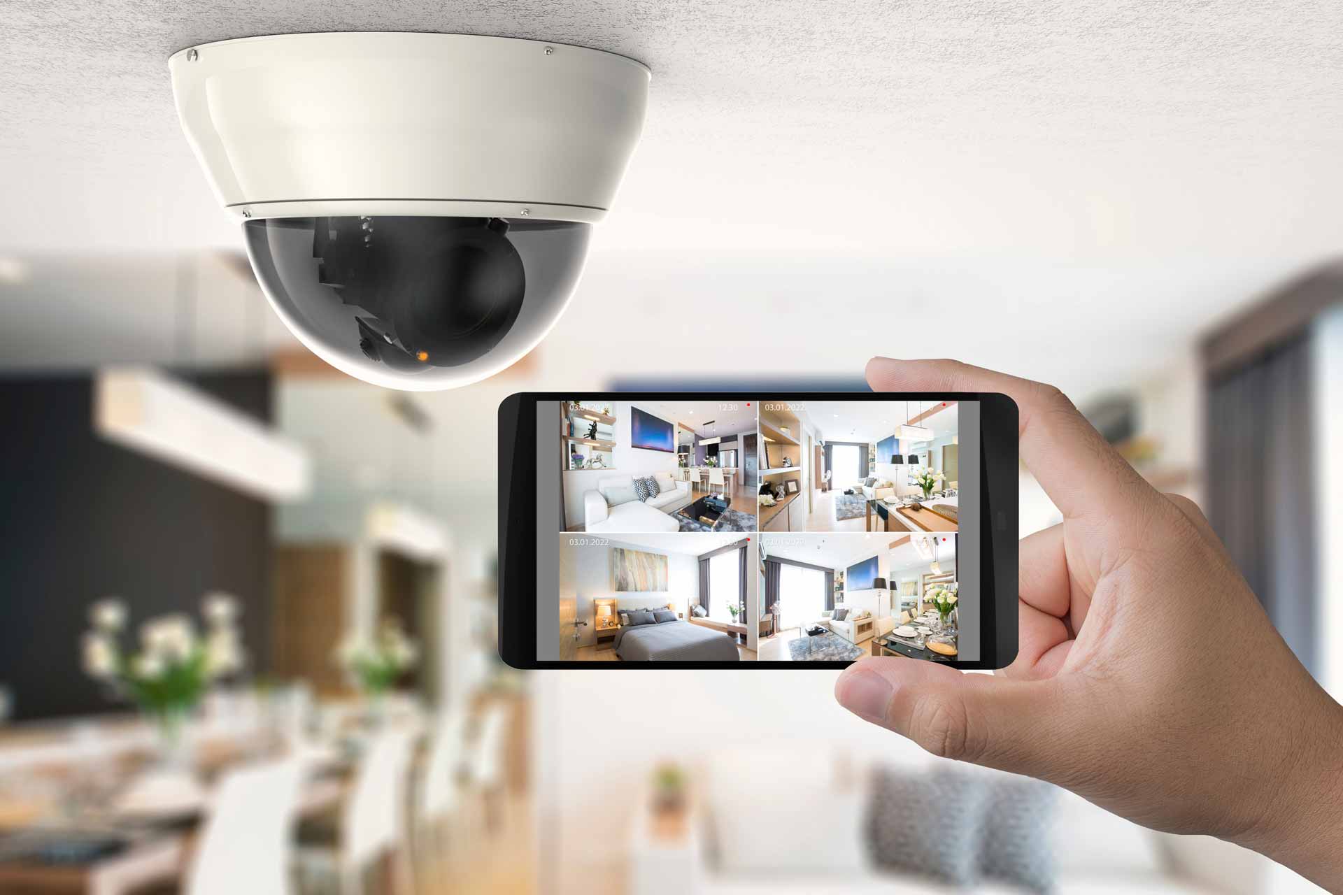 Home security camera with smartphone app